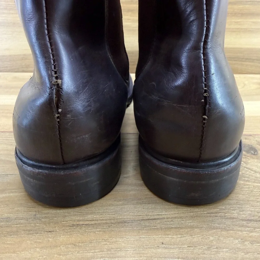 Proxon Chelsea Steel Toe‎ Chelsea Boots Mens 9 Dark Brown Leather Good Year Welt